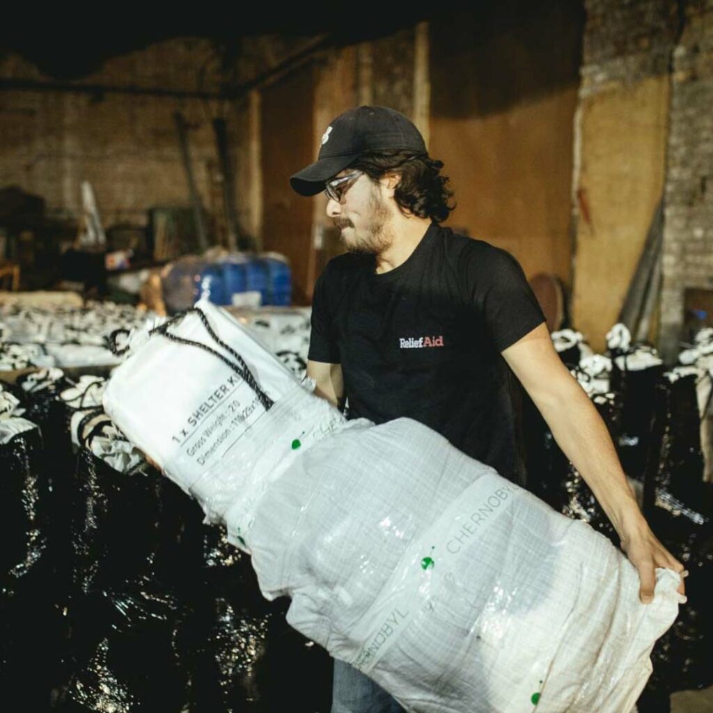 Shelters arriving in Kyiv