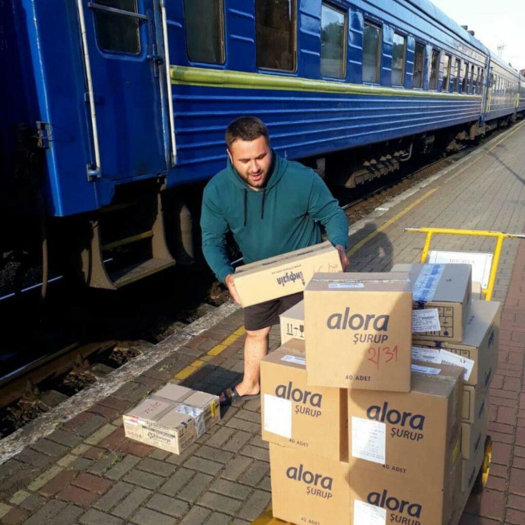 Medical supplies arriving in Ukraine